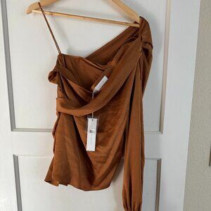 Jonathan Simkhai one-shoulder blouse